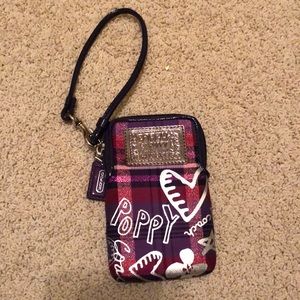 Coach wristlet